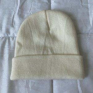 Cream White Beanie